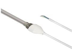 Havlupan Isıtıcı Rezistans 400 W / 230 V / L: 370 mm, Beyaz Kapak, 110cm TTR Beyaz Kablolu, Fişsiz HP01