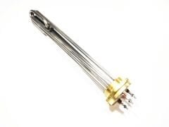 İlaç Dolgulu 2 inç 304Cr 10KW Bükümlü 40cm Trifaze Sanayi Isıtıcı Rezistansı