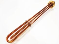 2 İnç Bakır 12KW 380V 45cm Trifaze Sanayi Isıtıcı Rezistansı