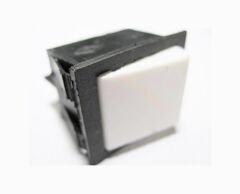 Geniş tekli ışıksız On/Off anahtar Soketli Beyaz