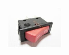 Tekli İnce Işıksız On/Off Anahtar Soketli Kırmızı