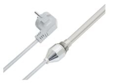 Havlupan Isıtıcı Rezistans 800 W / 230 V / L: 650 mm, Krom Kapak, 110cm TTR Gri Kablolu, Fişli HP02 HP02