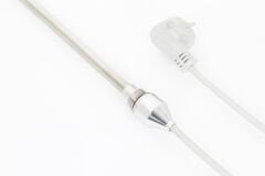 Havlupan Isıtıcı Rezistans 900 W / 230 V / L: 710 mm, Krom Kapak, 110cm TTR Gri Kablolu, Fişli HP02  HP02