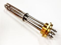 2 İnç 304Cr 3Kw 380V 30Cm Trifaze Sanayi Isıtıcı Rezistansı