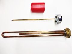 İtalyan Güneş Enerji Isıtıcı 40Cm Bakır 2000W+Termotat+Kapak