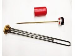 Güneş Enerji Isıtıcı Rezistansı 40Cm Krom 3000W+Termostat+Kapak