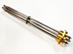 2 İnç 304Cr 10Kw 380V 40Cm Trifaze Sanayi Isıtıcı Rezistansı