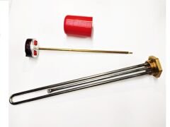 Güneş Enerji Isıtıcı Rezistansı 60Cm Krom 3000W+Termostat+Kapak