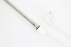 Havlupan Isıtıcı Rezistans 900 W / 230 V / L: 710 mm, Beyaz Kapak, 110cm TTR Beyaz Kablolu, Fişli HP02