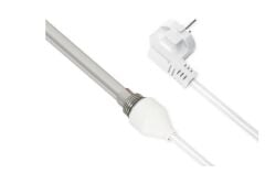 Havlupan Isıtıcı Rezistans 1200 W / 230 V / L: 900 mm, Beyaz Kapak, 110cm TTR Beyaz Kablolu, Fişli HP02