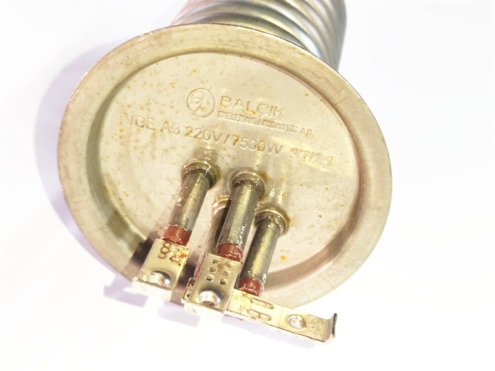 İhlas Tipi Elektrikli Şofben Rezistansı 7500W 304Krom