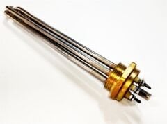 1,5 İnç 304Cr 6Kw 380V 30Cm Trifaze Sanayi Isıtıcı Rezistansı