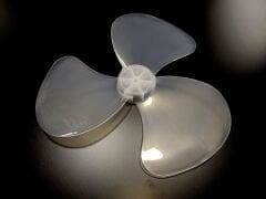 Goldmaster Vantilatör Pervanesi 3 kanat 36Cm Yumuşak 16inç  (Muadil)