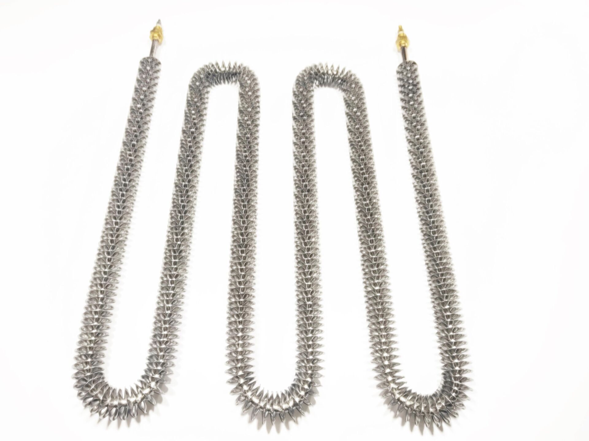 M tip 230V 4000W CR304 Serpantinli Isıtıcı Rezistans 485mmx300mm SERN R6020 - M type 230V 4000W CR304 Finned Tubular Resistance 485mmx300mm SERN R6020