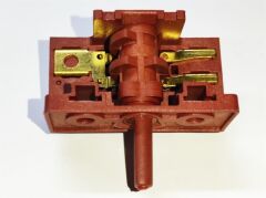 Çevirmeli Şalter 2+2 Kahverengi 0-1-2-3 Kademe Polyemit