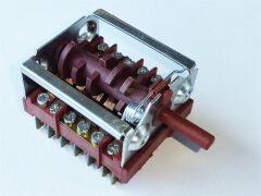 Ankastre Fırın Anahtarı 7-7 Metal Polyemit Çevirmeli Şalter