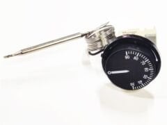 30-90 Derece Gazlı Kuyruklu Termostat Porselen(Çift Kontak)