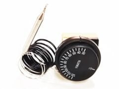 30-120 Derece Gazlı Kuyruklu Termostat (Çift Kontak)