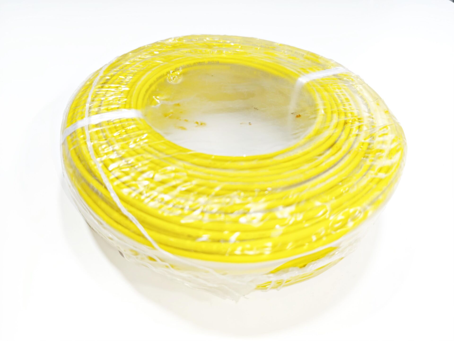 4mm Yanmaz Silikon Kablo TTR Sarı Renk