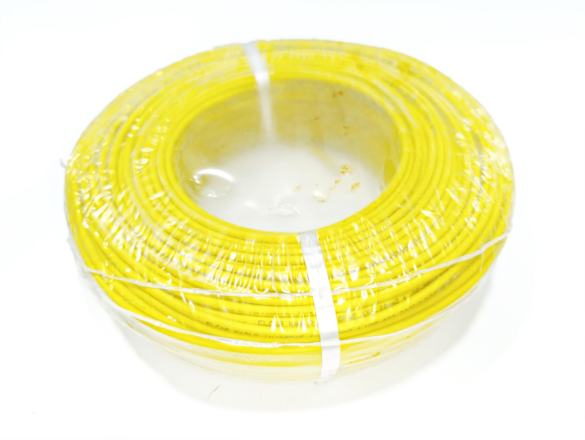 6mm Yanmaz Silikon Kablo TTR Sarı Renk