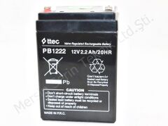 12 Volt DC 2,2 Amper Kuru Akü