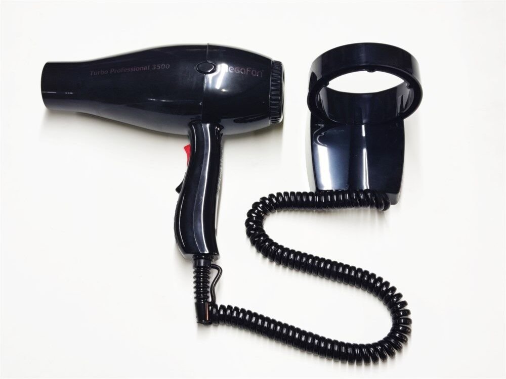 Megafön Otel Tipi Saç Kurutma Makinesi Turbo Profesyonel - Spiral Kablolu 1800 W