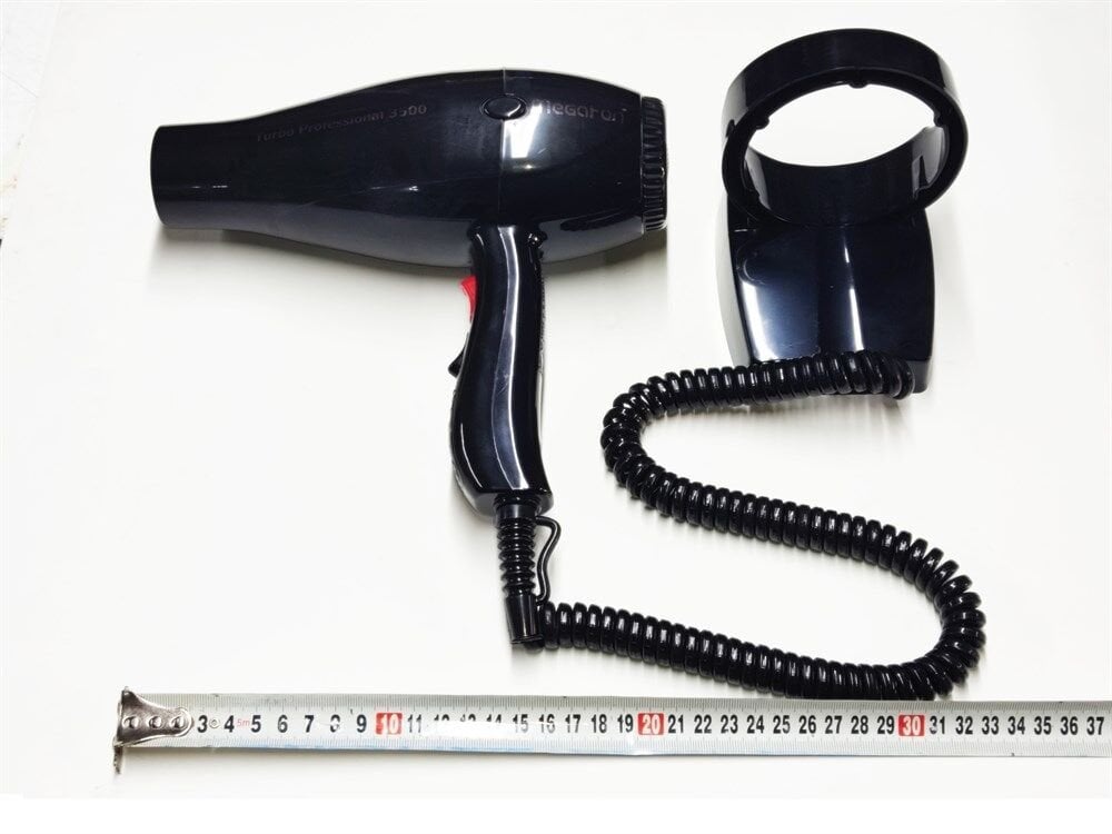 Megafön Otel Tipi Saç Kurutma Makinesi Turbo Profesyonel - Spiral Kablolu 1800 W