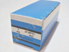 3 Mikrofarad 450V AC Daimi Devre Kondansatörü