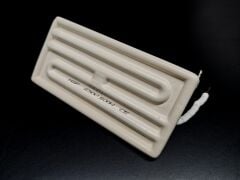 İnfrared Seramik Isıtıcı Rezistans Düz 122X60mm 500W 230V Beyaz Renk HSF Model