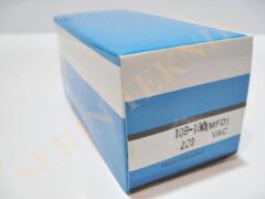 108-130 uF Mikrofarad 220V AC Start Kondansatörü Kapasitör Kapak ve Kelepçeli