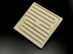 İnfrared Seramik Isıtıcı Rezistans Düz 122X122mm 650W 230V Beyaz Renk SFE Model