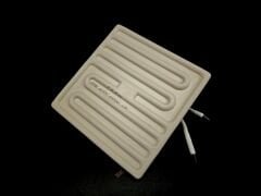 İnfrared Seramik Isıtıcı Rezistans Düz 122X122mm 1000W 230V Beyaz Renk SFE Model
