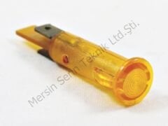 10mm Sarı Geçmeli Sinyal Lambası