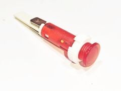 10mm Kırmızı Somunlu Sinyal Lambası