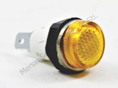 14mm Sarı Soketli Somunlu Sinyal Lambası