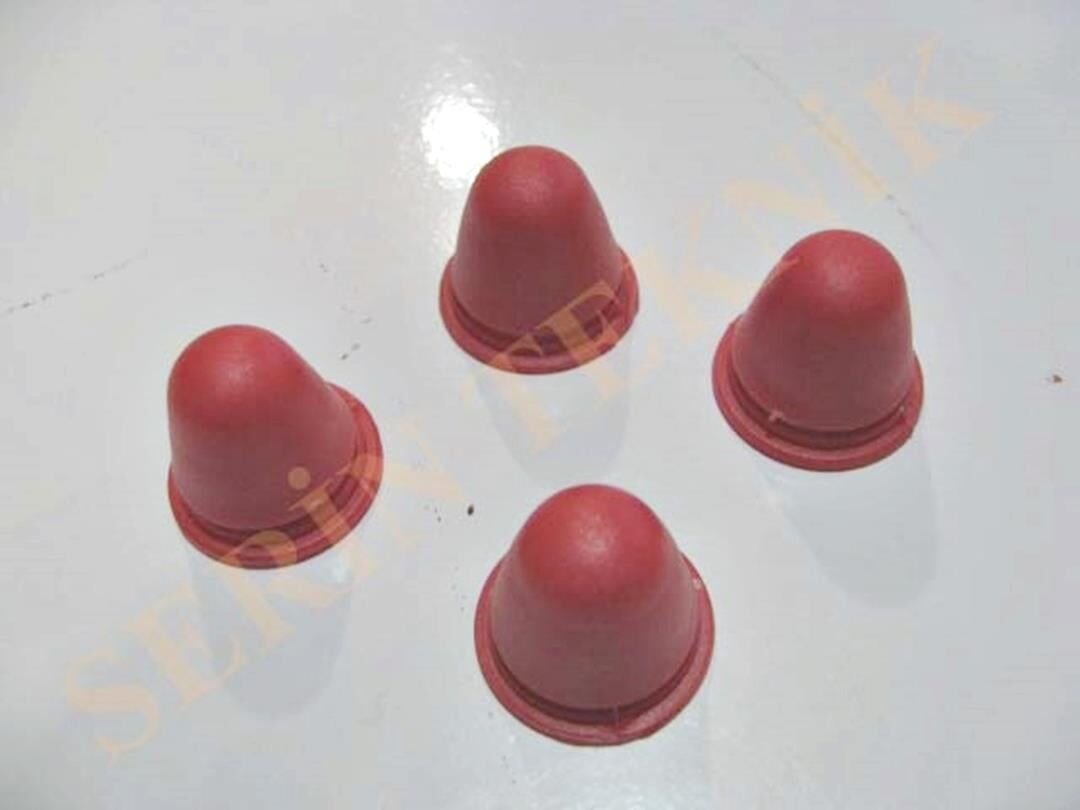 Dikey amortisör kırmızı başlık