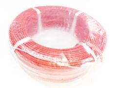 1,5mm Çok Telli Silikon İzolasyonlu Cam Elyaf Örgü Kablo KIRMIZI Renk -60/+180°C