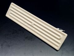 İnfrared Seramik Isıtıcı Rezistans Düz 245X60mm 1000W 230V Beyaz Renk FSF Model