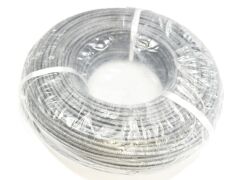 2,5mm Çok Telli Silikon İzolasyonlu Cam Elyaf Örgü Kablo SİYAH Renk -60/+180°C