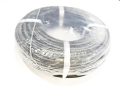 4mm Çok Telli Silikon İzolasyonlu Cam Elyaf Örgü Kablo SİYAH Renk -60/+180°C