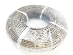 6mm Çok Telli Silikon İzolasyonlu Cam Elyaf Örgü Kablo KAHVERENGİ Renk -60/+180°C