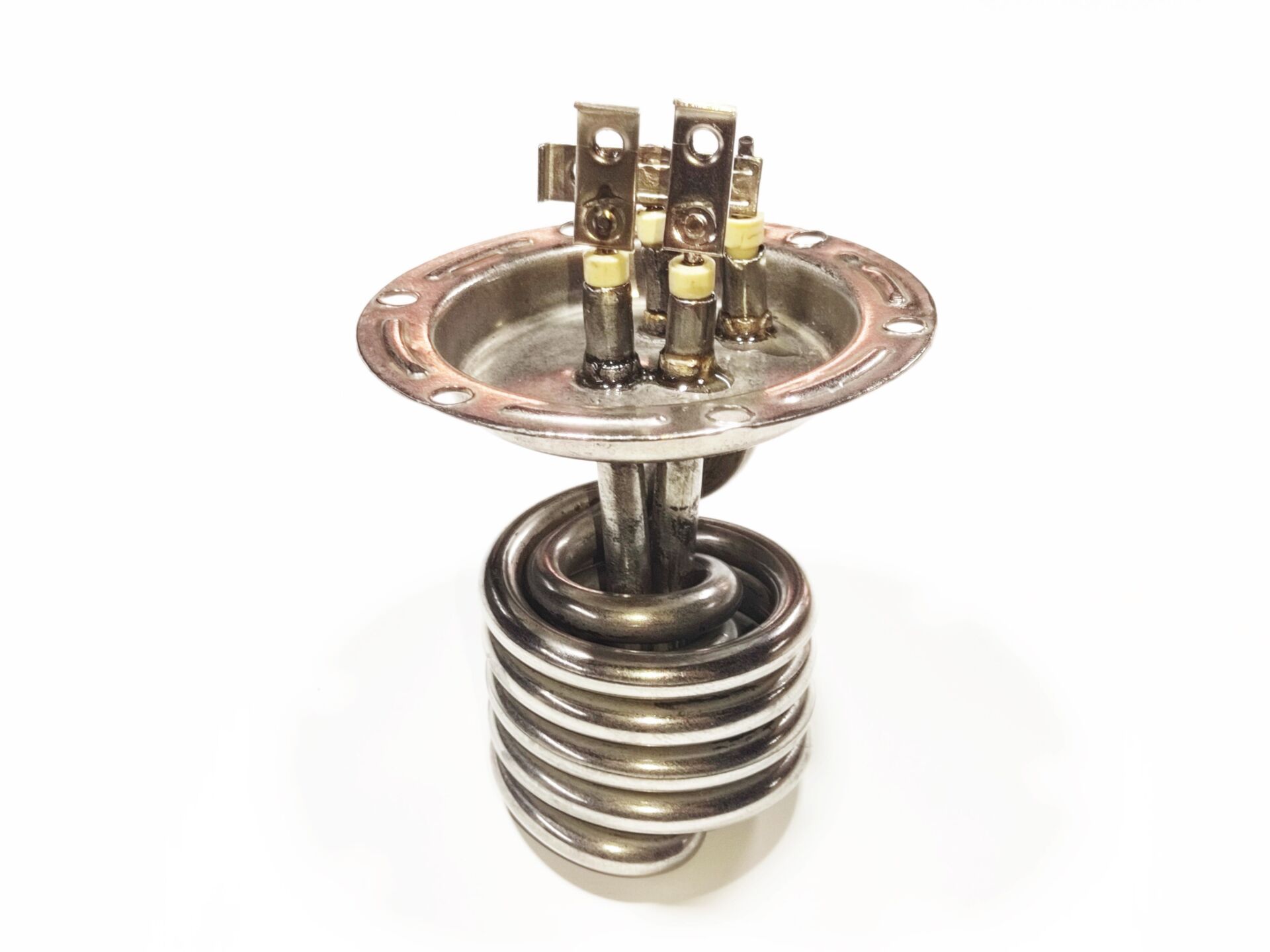 Batarya Tipi Elektrikli Şofben Isıtıcı Rezistansı Mini 5500W 304Krom 220V