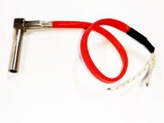 Fişek Isıtıcı Rezistans 5cm Boy-10mm Kalınlık-315W-220 V Dirsekli Küplü