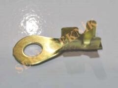 Kücük Yuvarlak Vidalama Topraklama Soketi Sarı Pirinç