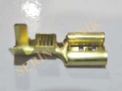 Büyük Dişi Soket ''Düz'' Sarı Pirinç