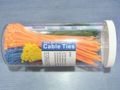 500 Adet renkli kablo bağı şeytan kelepçesi