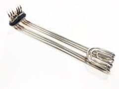 Trifaze Endüstriyel Mutfak Isıtıcı Rezistansı Ters Flanşlı 4500W