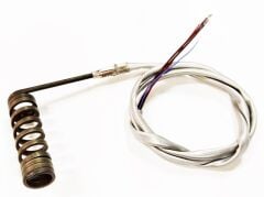 Spiral Isıtıcı Rezistans 82Mm Boy-18Mm Çap-500W-220V 1Mt Kablolu