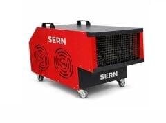 SERN TM 5 Model 5KW 380V Tekerlekli Elektrikli Fanlı Isıtıcı 45m² Termostatlı