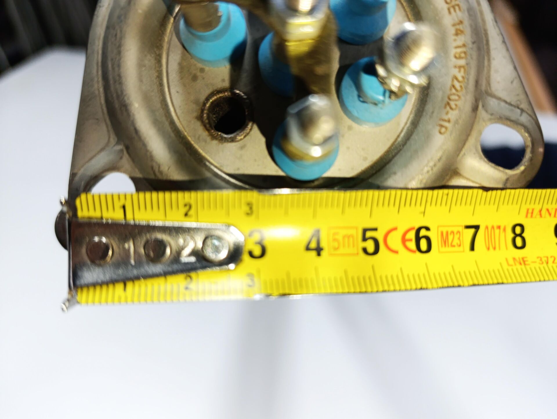 Sern F2202-1P 9KW Üçgen flans Endüstriyel Mutfak ısıtıcı Rezistansı İNCOLAY 800